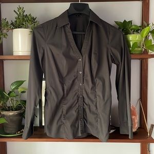 Express Essential Stretch Button Down Shirt